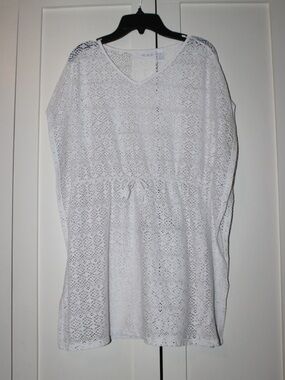 The Children’s Place White Crochet Swim Cover-Up | Size 14